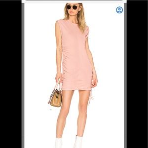 T by Alexander Wang Ruched Cotton dress in XS